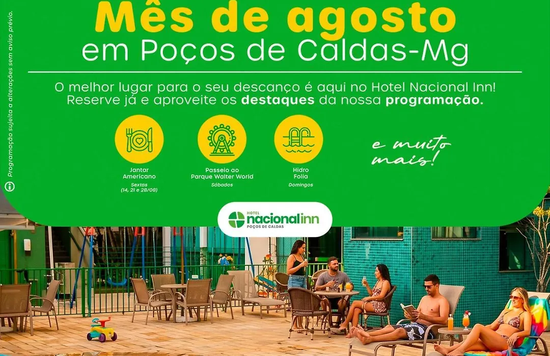 Hotel Nacional Inn Poços de Caldas - Lazer completo e Gastronomia no Centro-1